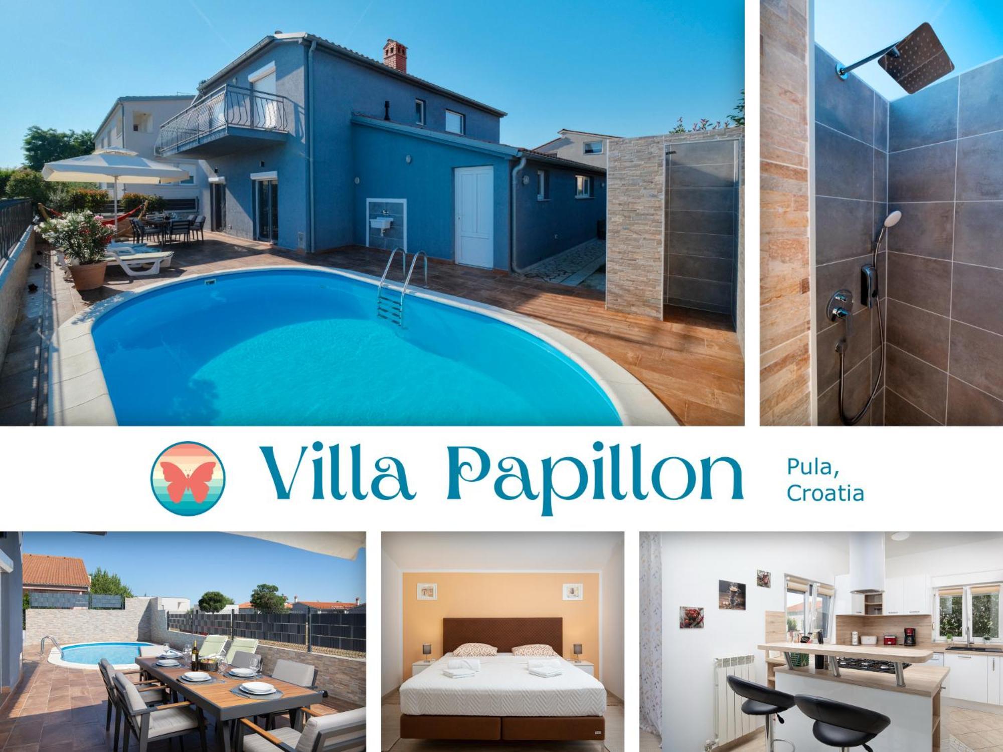 Villa Papillon - Top Ausgestattete Ferienoase プーラ エクステリア 写真